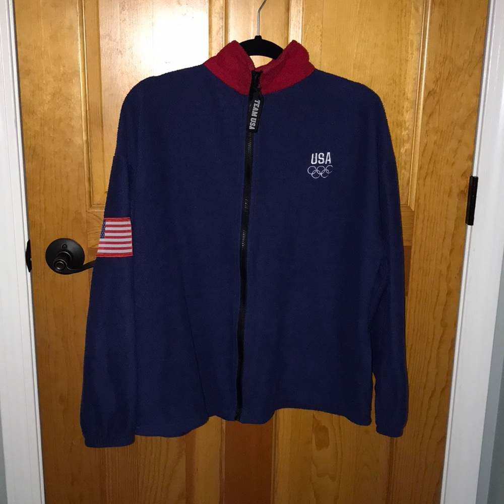 USA Olympics zip up